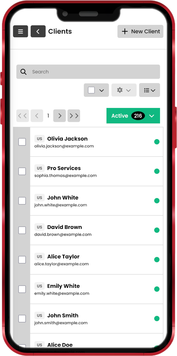 Client Management Illustration